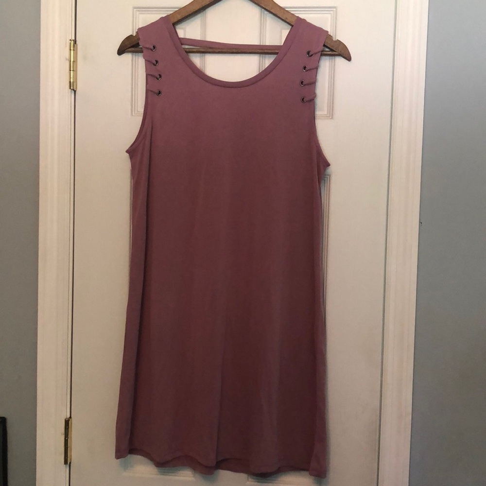 Mauve sleeveless dress